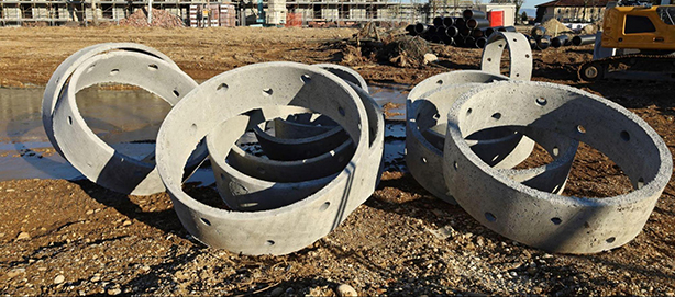 Железобетонные кольца: виды и назначение